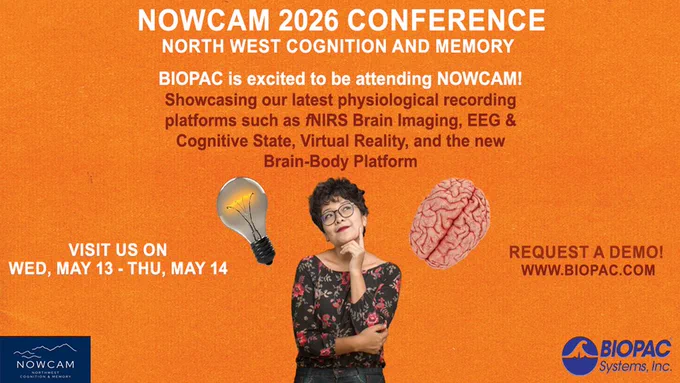 BIOPAC at NOWCAM Conference