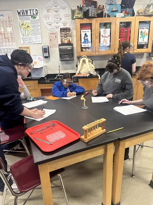 5 PART CHEMICAL REACTION LAB