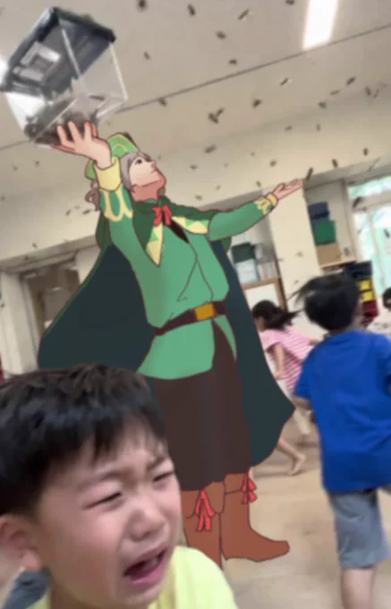 色、人物トレースしてます。オットー