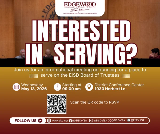 Interested in serving on the EISD School Board of Trustees?