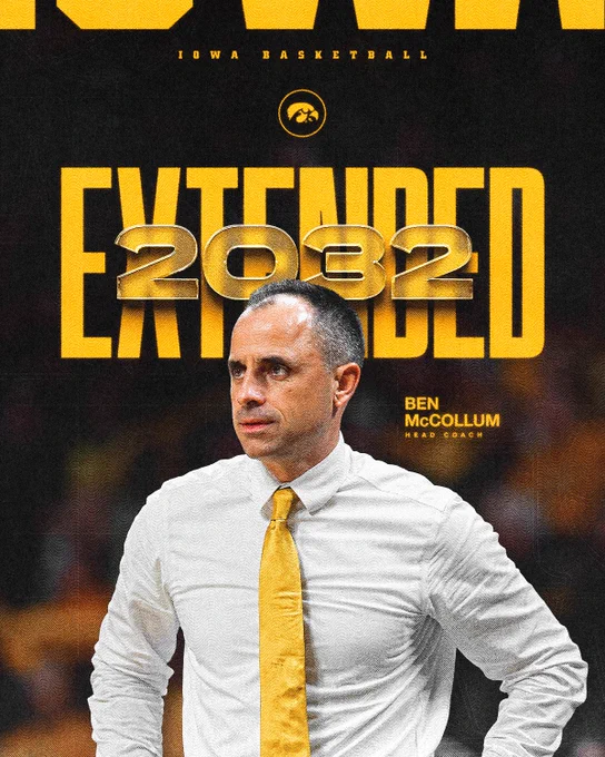 Head coach Ben McCollum's contract has been extended through 2032!
