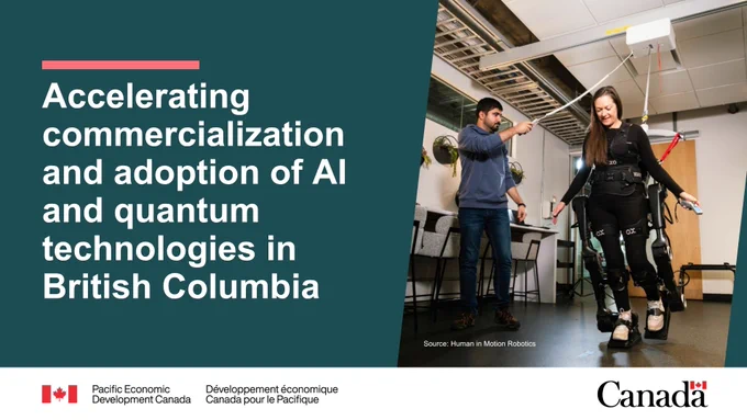 Accelerating commercialization and adoption of AI and quantum technologies in British Columbia