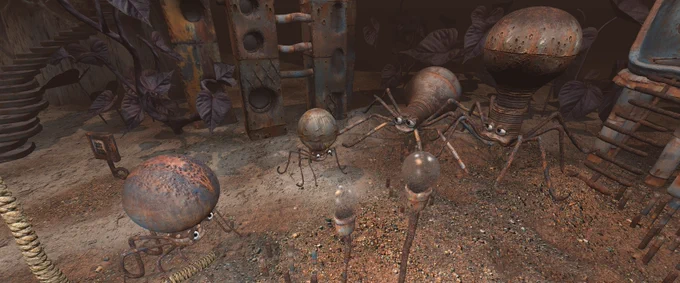 Cica Ghost: Robots and Spiders - a gathering of metal spiders