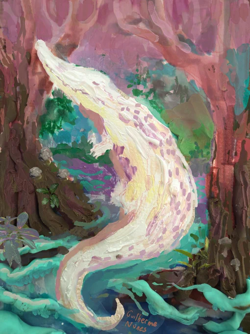 The crocodile's ancestral spirit vividly remembers gossip from 3000 years ago.