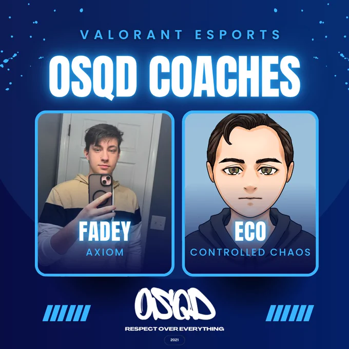 OSQD Valorant Esports Coaches