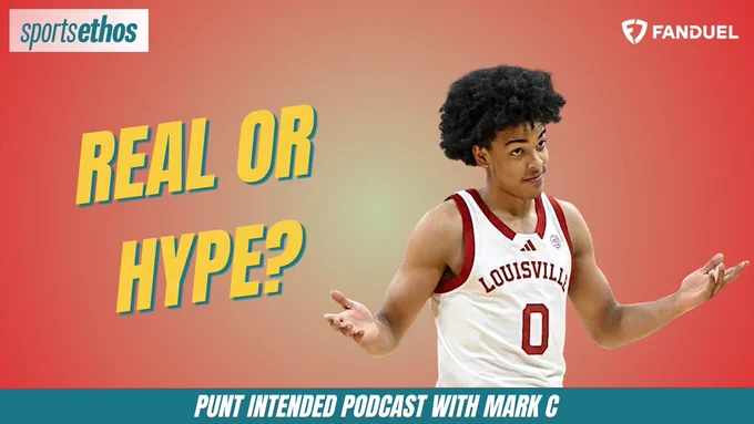 Punt Intended thumbnail with title "Real or Hype?" with picture of Mikel Brown Jr.