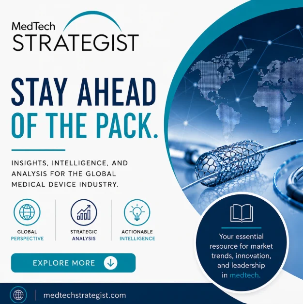 Staying ahead in #medtech takes strategic insight. MedTech Strategist delivers market intelligence, analysis, and industry trends for medical device leaders: https://bit.ly/4uor4Lz