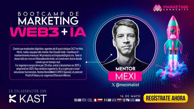 Mexi - Bootcamp de Marketing Web3   IA