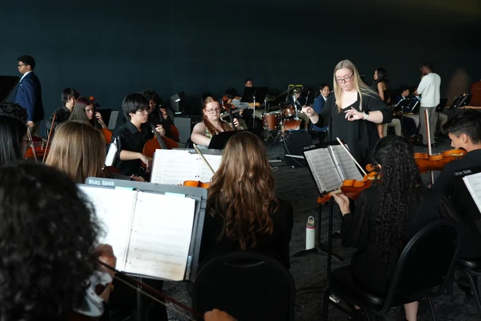 CFBISD students and staff gathered at the Fine Arts Awards Gala celebrating student achievement in the arts.
