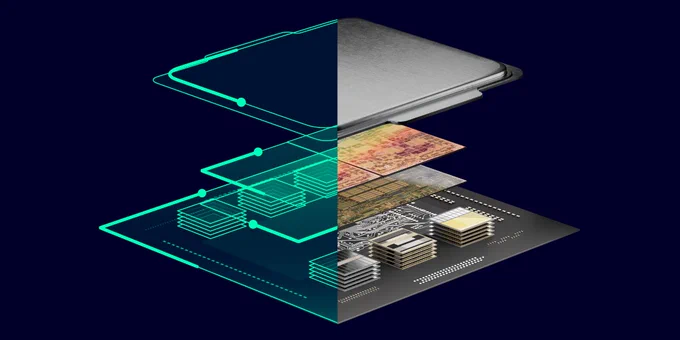 A digital version of a 3D integrated circuit.
