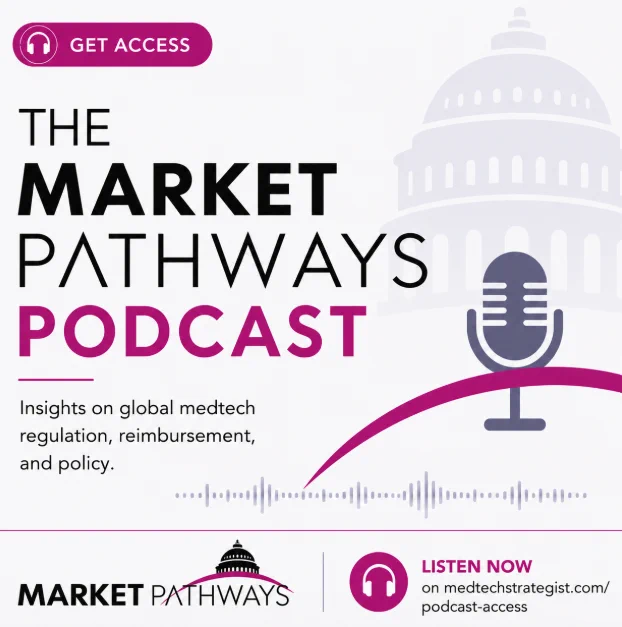The conversations shaping #medtech are happening here. Get access to the Market Pathways Podcast for insights on global regulation, #reimbursement, policy, and market access: https://bit.ly/3PhZEaz