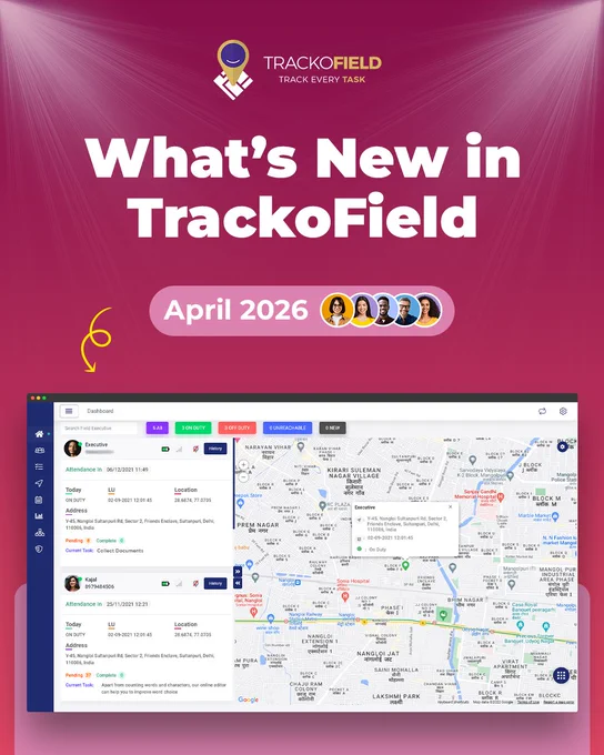 What's New in TrackoField April 2026