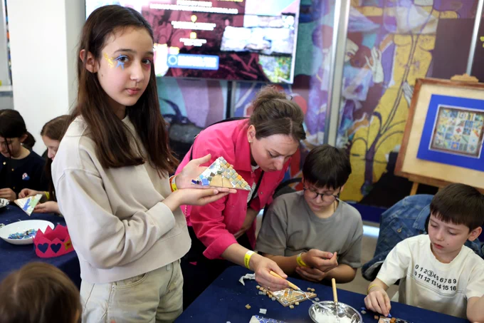 Europe Day in Tbilisi: Mosaic Restoration Masterclass
Photo: UNDP | Gogita Bukhaidze