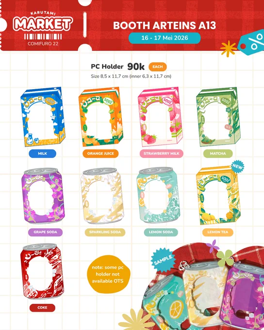 Ready stock: Milk, Strawberry Milk, Sparkling Soda, Lemon Soda, Lemon Tea