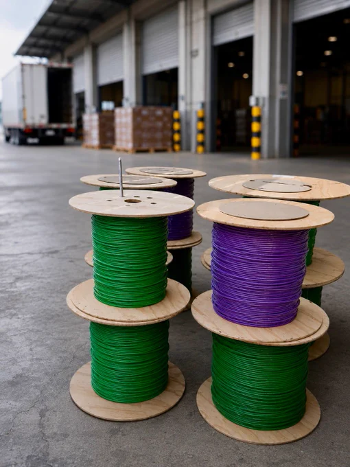 PROFIBUS Cable : VIOLET Color 
PROFINET Cable : Green Color 