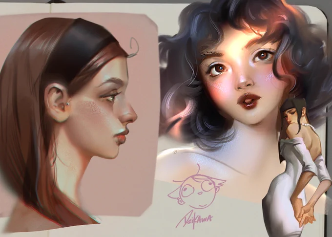 A small collection of recent sketches 💗
#art #sketch #digitalart #artist #illustration