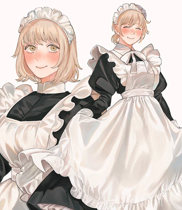 『ダンジョン飯』メイド服を着たファリンのイラスト