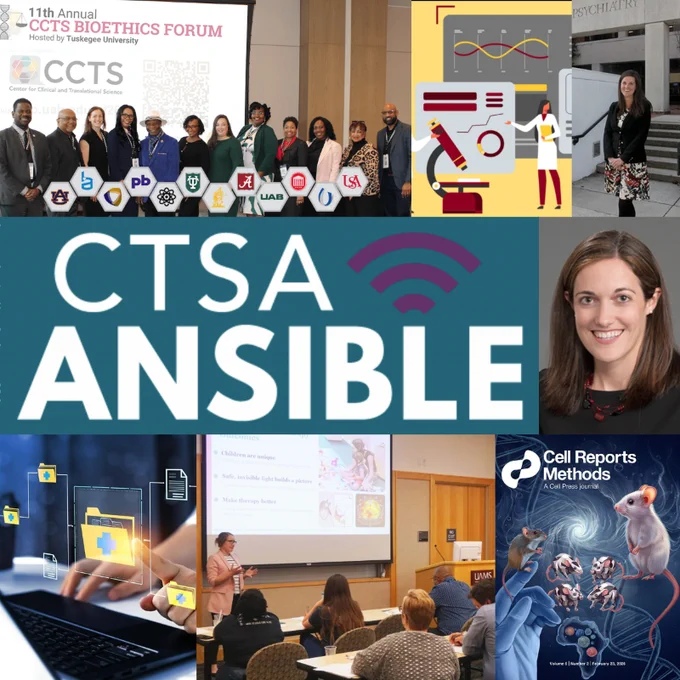Collage of imagery from the May 2026 CTSA Ansible newsletter