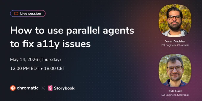 how to use parallel agents to fix a11y issues