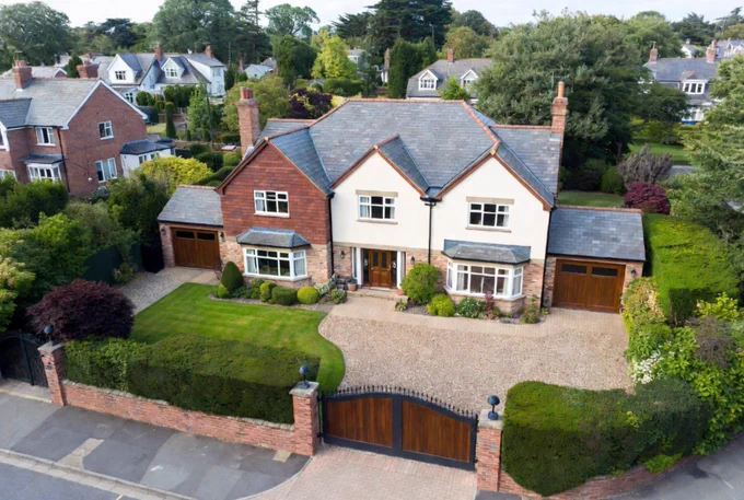 AI generated image of a house in Clacton, no verified images of the house exist. 
