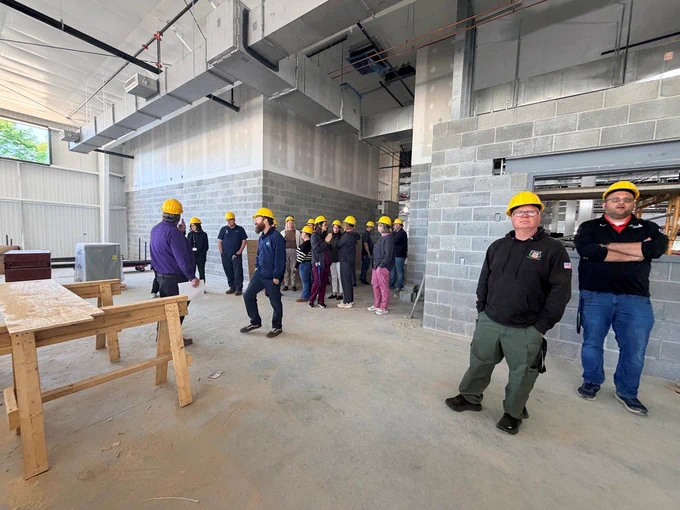 teacher construction zone lunch and learn field trip