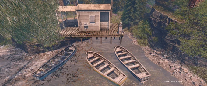 Loulou Forest - boat house