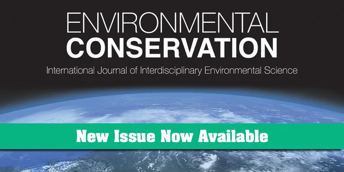 New Issue of Environmental Conservation now available
