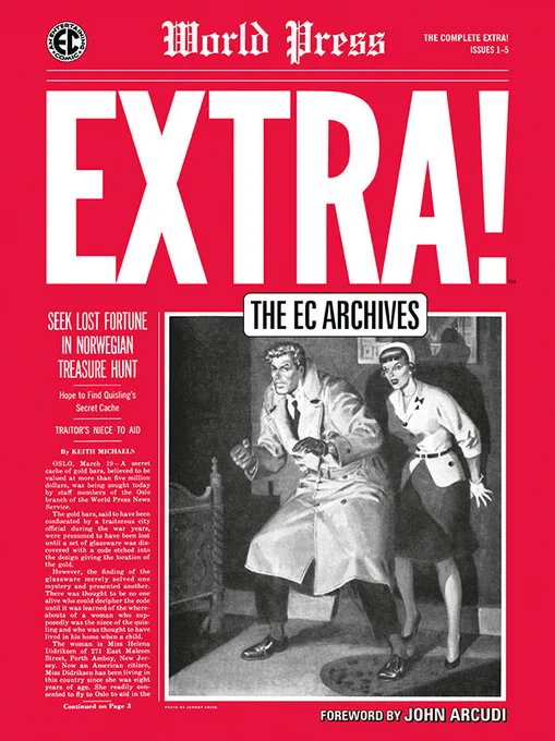 Cover of The EC Archives: The Complete Extra, illustrated by Johhny Craig