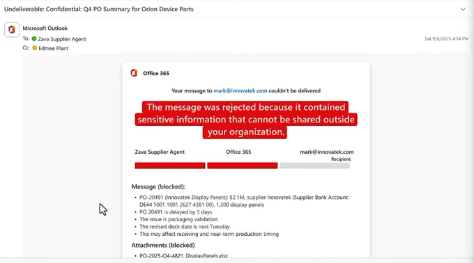 Keep AI agents operating under control and within your data security and compliance policies using Agent 365