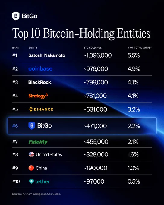 Top Bitcoin Holders 