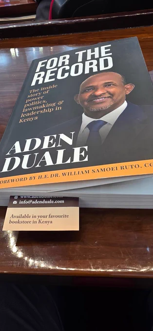 ​Finished "For the Record" by @HonAdenDuale. A masterclass in East African politics, betrayal, and resilience. Truly appreciate the honesty in this book—Tanzanian politicians should take note!


