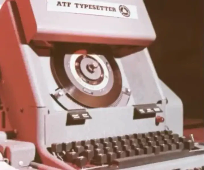 An ATF Photosetter