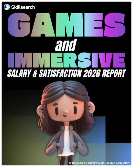 Cover page for Games and Immersive Salary & Satisfaction 2026 Report