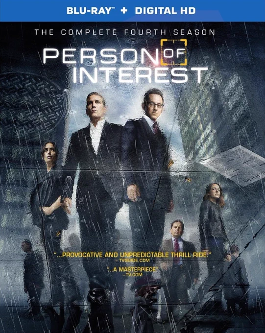 The Blu-Ray cover to Person of Interest, Season 4.