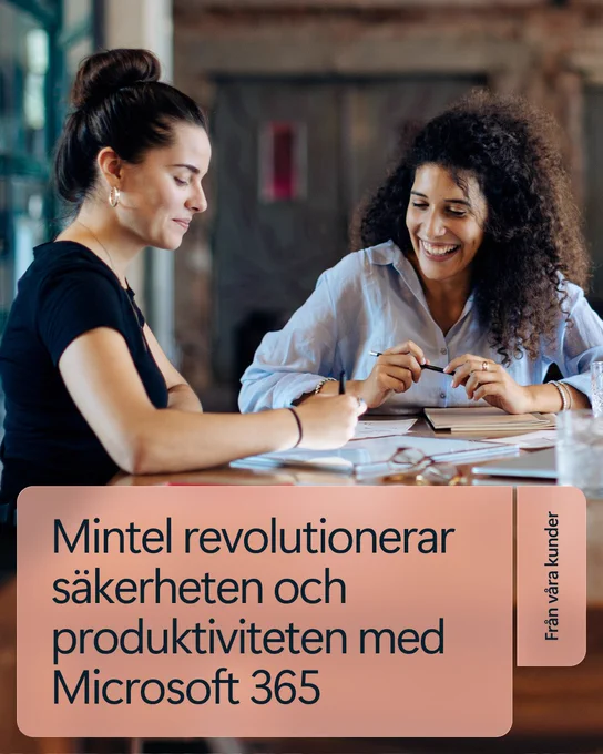 Mintel revolutionerar säkerheten och produktiviteten med Microsoft 365