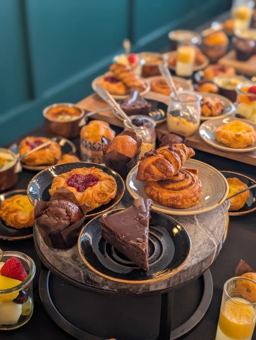 Table full of pastries