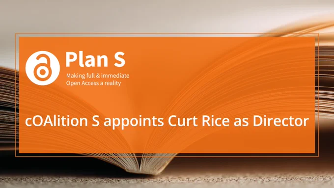 cOAlition S appoints Curt Rice as Director