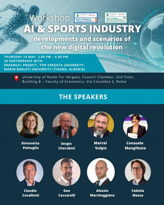 🎙️ Featuring industry professionals, managers and academics: 𝐒𝐢𝐦𝐨𝐧𝐞𝐭𝐭𝐚 𝐏𝐚𝐭𝐭𝐮𝐠𝐥𝐢𝐚 , 𝐒𝐞𝐫𝐠𝐢𝐨 𝐂𝐡𝐞𝐫𝐮𝐛𝐢𝐧𝐢 , 𝐌𝐚𝐫𝐜𝐞𝐥 𝐕𝐮𝐥𝐩𝐢𝐬, 𝐂𝐨𝐧𝐬𝐮𝐞𝐥𝐨 𝐌𝐚𝐧𝐠𝐢𝐟𝐞𝐬𝐭𝐚 , 𝐂𝐥𝐚𝐮𝐝𝐢𝐨 𝐂𝐚𝐯𝐚𝐥𝐥𝐨𝐭𝐭𝐢, 𝐆𝐞𝐨 𝐂𝐞𝐜𝐜𝐚𝐫𝐞𝐥𝐥𝐢 , 𝐀𝐥𝐞𝐬𝐬𝐢𝐨 𝐌𝐚𝐫𝐜𝐡𝐞𝐠𝐠𝐢𝐚𝐧𝐨,  𝐅𝐚𝐛𝐢𝐨𝐥𝐚 𝐌𝐚𝐬𝐬𝐚