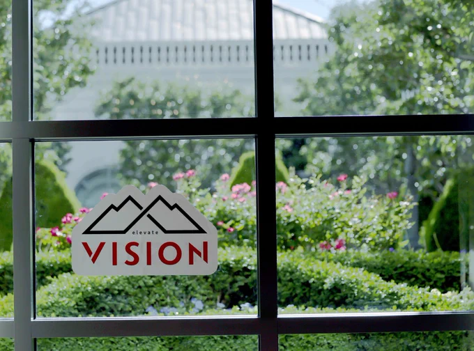 VISION: Elevate logo on window