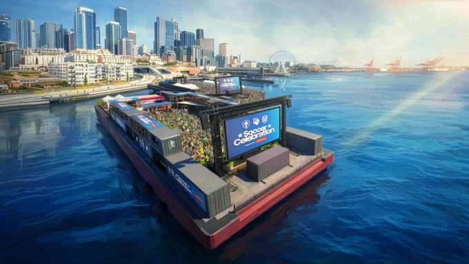 Seattle Sounders, Reign Announce Soccer Celebration Festival Featuring Floating Stage