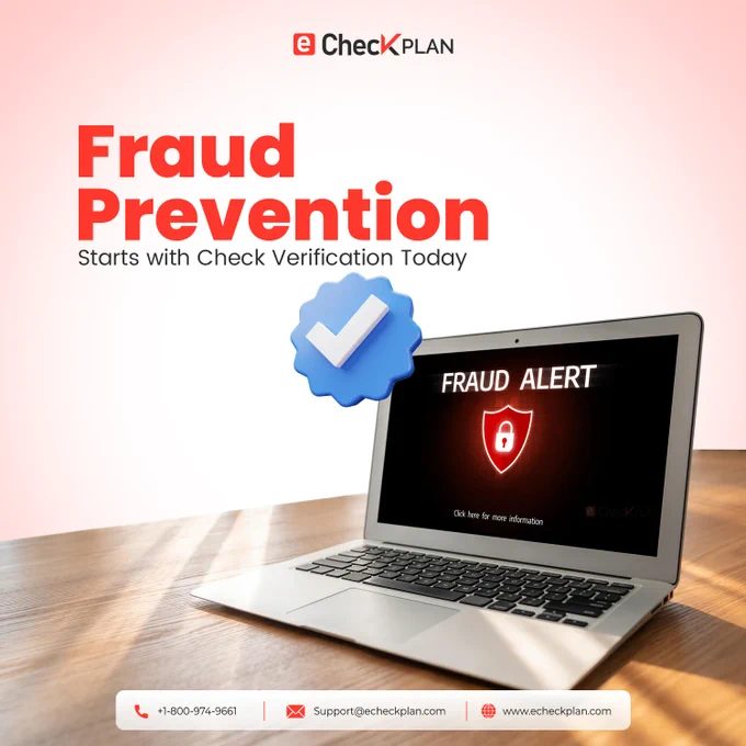 Fraud Prevention Starts Before the Payment Clears!

Every returned check, fake account, or suspicious transaction costs businesses time and money. That’s why smart payment systems begin with strong check verification.

With eCheckPlan, businesses can verify bank details, reduce payment fraud risks, and process digital check payments with more confidence.

✔️ Verify before processing
✔️ Reduce failed and fraudulent payments
✔️ Built for modern business transactions

Secure payments start with smarter verification.