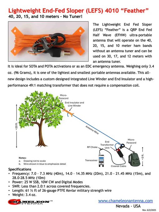 Chameleon CHA LEFS Antenna