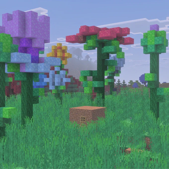 A dirt hut in a biome from the Biomes O' Plenty Add-On
