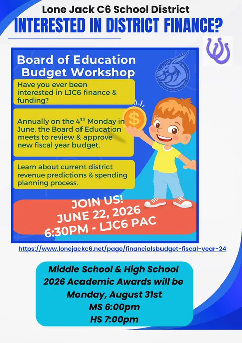 Page three of summer mule memo district newsletter, Board of Ed Budget Workshop June 22, 6:30pm