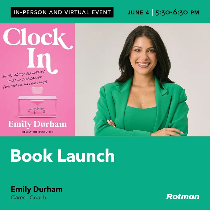 June 4 | 5:30 PM | Join Emily Durham (@EmilyTheRecruiter) for practical, no-BS career advice on getting hired and getting ahead in today’s job market. Register: ow.ly/leu250YZ79s