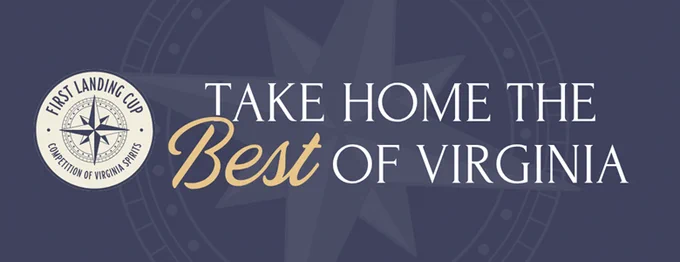 First Landing Cup logo. Text: Take home the best of Virginia.