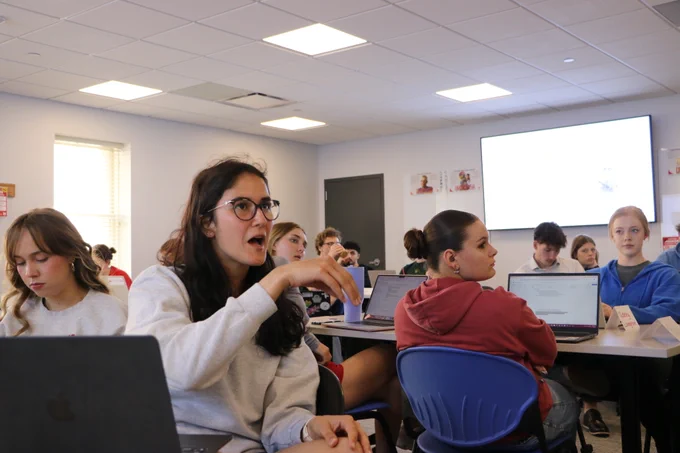 Students in honors course