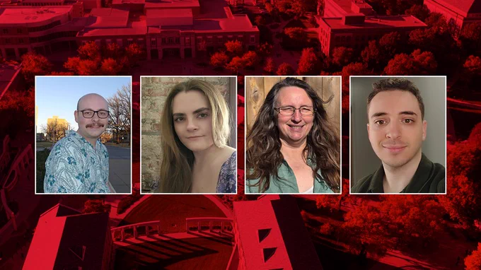 Lexus Root, Brianna Rose DeValk, Dana Hanley and Henrique Cassol Leal