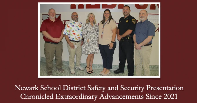 Newark school district safety and security presentation chronicled extraordinary advancements since 2021