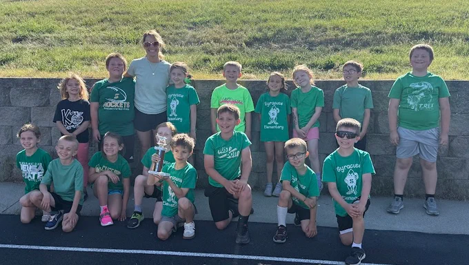 Mrs. Farley's class won the 1st grade speed relay